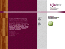 Tablet Screenshot of bonflair.de